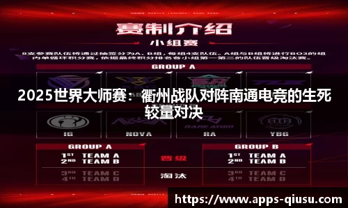 2025世界大师赛：衢州战队对阵南通电竞的生死较量对决